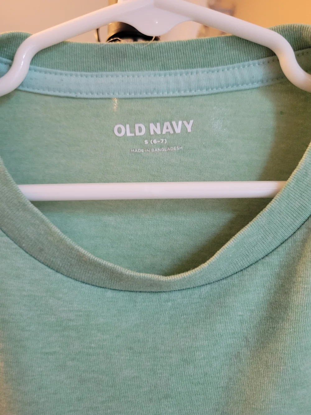 Old Navy Light Green Short Sleeve Tee